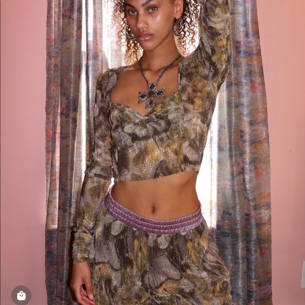 MIA VESPER BALLERINA SHIRT IN SWAMP